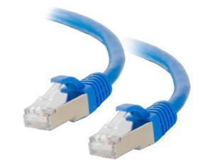 C2G / Cables to Go 00791 Cat6 Snagless Shielded (STP) Network Patch Cable, Blue (1 Foot/0.30 Meters)