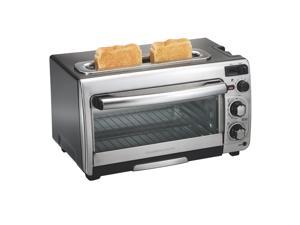 Hamilton Beach 2-in-1 Countertop Oven and Toaster Combination, Stainless Steel