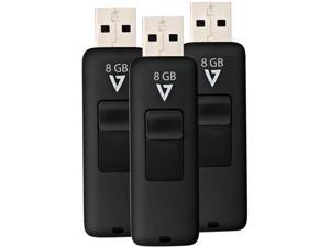 8GB FLASH USB2.0 BLK COMBO PACK