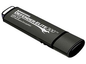 Kanguru Defender Elite300 8GB FIPS 140-2 Certified, SuperSpeed USB 3.0 Flash Drive 256bit AES Encryption Model KDFE300-8G Kanguru Defender Elite300 8GB FIPS 140-2 Certified, SuperSpeed USB 3.0 Flash Drive 256bit AES Encryption Model KDFE300-8G