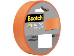 Scotch Decorative Masking Tape 1"X 20 Yards-Orange Scotch Decorative Masking Tape 1"X 20 Yards-Orange