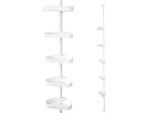Aquaterior 5 Layers Corner Shelf Caddy Bathroom Storage Rack Tower Organizer Holder Basket Aquaterior 5 Layers Corner Shelf Caddy Bathroom Storage Rack Tower Organizer Holder Basket