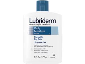 Lubriderm Hand and Body Lotion, Unscented, 6 oz. Squeeze Bottle, 12 PK 48826