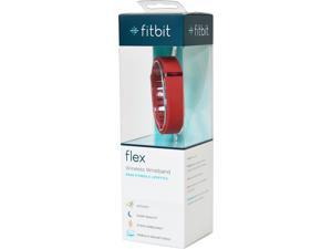 New Sealed FitBit Flex Wireless Activity Plus Sleep Tracker Wristband Red 