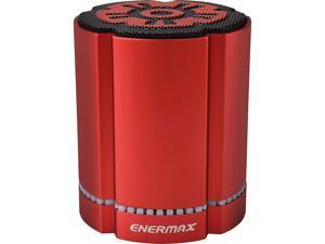 Enermax StereoSGL 4 Watt Bluetooth Wireless LED Speaker - Red Enermax StereoSGL 4 Watt Bluetooth Wireless LED Speaker - Red