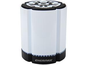 Enermax StereoSGL 4 Watt Bluetooth Wireless LED Speaker - White Enermax StereoSGL 4 Watt Bluetooth Wireless LED Speaker - White