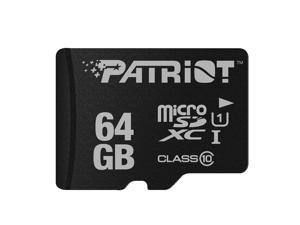 Patriot Memory 64 GB Class 10/UHS-I (U1) microSDXC - Speed Up to 80MB/S (PSF64GMDC10)