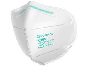 Powecom KN95 Respirator Face Mask CDC Tested 99.2% Filteration Efficiency FDA Authorized