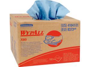 Wypall X80 Reusable Wipes 41041 Blue Extended Use Cloths BRAG Box Format 160 