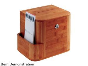 Bamboo Suggestion Box in Cherry by Safco