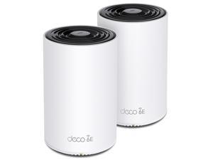 TP-Link Deco AXE5400 Tri-Band WiFi 6E Mesh System(Deco XE75) - Covers up to 5500 Sq.Ft, Replaces WiFi Router and Extender, AI-Driven Mesh, New 6GHz Band, 2-Pack