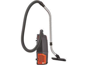 Hushtone Backpack Vacuum Cleaner, 11.7 Lb., Gray/orange