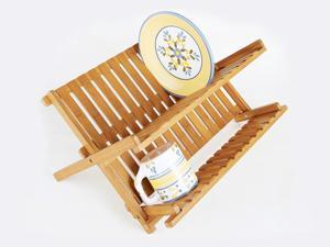 Home Basics DD01018 Dish Drainer Foldable Bamboo, Home Basics DD01018 Dish Drainer Foldable Bamboo,