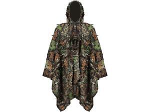 Kylebooker Ghillie Suit Outdoor 3D Leaves Camo Military CS Woodland Hunting Ghillie