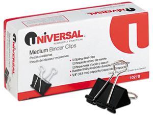 United Stationers UNV10210 Binder Clip-12PK MEDIUM BINDER CLIP United Stationers UNV10210 Binder Clip-12PK MEDIUM BINDER CLIP