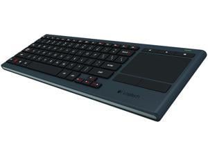 Logitech K830 Illuminated Living-Room Keyboard with Built-in Touchpad – Easy-access Media Keys and Shortcut Keys for Windows or Android