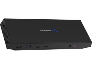 Sabrent USB Type-C Dual 4K Universal Docking Station with USB C Power Delivery (DS-WSPD) Sabrent USB Type-C Dual 4K Universal Docking Station with USB C Power Delivery (DS-WSPD)