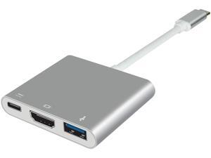 Diamond Multimedia USB 3.1 Gen1 Type-C to USB 3.0 Type-A, 4K HDMI with Power Delivery Components MD3100CH