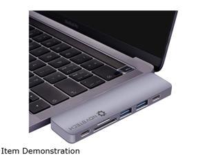 NOV8Tech USB C Hub Docking Station for MacBook Pro 2019-16 and MacBook Air 2019-18 7 in 2, 4K HDMI, Thunderbolt 3 100W PD Charger 40GBps Data, 2xUSB 3.0, USB 3.1 C 5GBps, SD/MicroSD Card Reader 7 in 1 NOV8Tech USB C Hub Docking Station for MacBook Pro 2019-16 and MacBook Air 2019-18 7 in 2, 4K HDMI, Thunderbolt 3 100W PD Charger 40GBps Data, 2xUSB 3.0, USB 3.1 C 5GBps, SD/MicroSD Card Reader 7 in 1