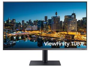 SAMSUNG Viewfinity TU87F LF32TU874VNXGO 32 4K UHD Pro Monitor VA Panel 60Hz 5ms HDR10 sRGB HDMI Dual 4K Display Fully Adjustable Stand Eye Saver Mode Dark Blue Gray