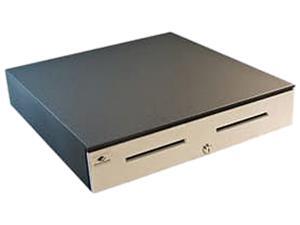 APG Series 4000 Heavy Duty Cash Drawer, 18” x 20”, Dual Media Slots, Multipro 24V, Coin Roll Storage Till, Requires Cable, Stainless Steel Front, Black - JD320-BL1820-C APG Series 4000 Heavy Duty Cash Drawer, 18” x 20”, Dual Media Slots, Multipro 24V, Coin Roll Storage Till, Requires Cable, Stainless Steel Front, Black - JD320-BL1820-C