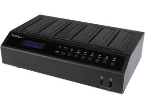 StarTech.com SATDOCK5U3ER USB 3.0 / eSATA 6-Bay SATA Hard Drive Duplicator Dock - 1:5 HDD / SSD Cloner and Eraser - 2.5/3.5in HDD Docking Station StarTech.com SATDOCK5U3ER USB 3.0 / eSATA 6-Bay SATA Hard Drive Duplicator Dock - 1:5 HDD / SSD Cloner and Eraser - 2.5/3.5in HDD Docking Station