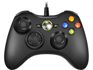 Xbox 360 Wired Controller, CORN USB Gamepad, Joypad with Shoulders Buttons, for Microsoft Xbox360/Xbox 360 Slim/PC Windows 7 8 10 Game (Not Official Controller)