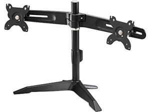 Amer Mounts AMR2SU Amer Mounts Stand Based Dual Monitor Mount for two 15"-24" LCD/LED Flat Panel Screens - Supports up to 26.5lb monitors, +/- 20 degree tilt, and 75/100 Mounting Pattern