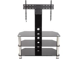 AVF SDCL900-A Stand with TV Mount for TVs up to 60", Black Glass, Chrome Legs AVF SDCL900-A Stand with TV Mount for TVs up to 60", Black Glass, Chrome Legs