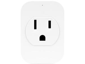 Aluratek (ASHP01F) Eco4life Wi-Fi Smart Plug Outlet, No Hub Required, Works with Alexa, Google Assistant, and IFTTT