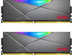 XPG SPECTRIX D50 RGB Desktop Memory: 16GB (2x8GB) DDR4 3000MHz CL16 GREY