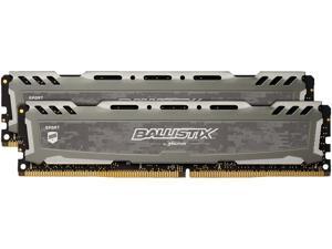 Ballistix Sport LT 16GB Kit (8GBx2) DDR4 3000 MT/s (PC4-24000) SR x8 DIMM 288-Pin Memory - BLS2K8G4D30BESBK (Gray) Ballistix Sport LT 16GB Kit (8GBx2) DDR4 3000 MT/s (PC4-24000) SR x8 DIMM 288-Pin Memory - BLS2K8G4D30BESBK (Gray)