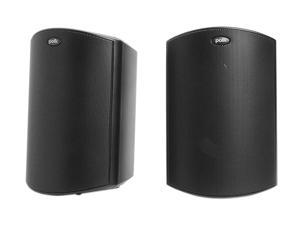 Polk Audio - Atrium6 5-1/4" Outdoor Speakers (Pair) - Black
