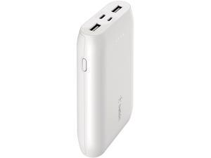 Belkin Portable Power Bank Charger w/USB-C + Dual USB Ports, 10000mAh Belkin Portable Power Bank Charger w/USB-C + Dual USB Ports, 10000mAh
