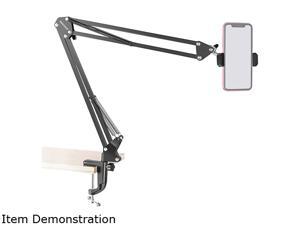 Neewer Table Top Articulating Scissor Arm Stand 360 Rotation Overhead Video Stand Phone Mount Stand with Phone Clamp for Baking Crafting Demo Drawing Sketching Record, Live Streaming, Online Teaching