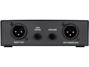 Monoprice Sound Block II Stereo Passive Direct Box With Ground Lift Sum Mono And Attenuator, Easy To Use Passive Device - Stage Right Series Monoprice Sound Block II Stereo Passive Direct Box With Ground Lift Sum Mono And Attenuator, Easy To Use Passive Device - Stage Right Series