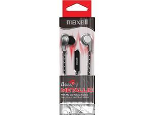 MAXELL 199600 BASS 13 METALLIC EARBUD SILVER MAXELL 199600 BASS 13 METALLIC EARBUD SILVER
