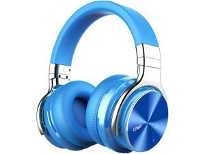COWIN E7 Pro [2018 Upgraded] Active Noise Cancelling Headphones Bluetooth Headphones with Mic Hi-Fi Deep Bass Wireless Headphones Over Ear 30H Playtime Travel Work TV Computer Cellphone - Blue