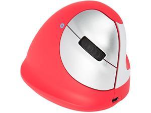 Ergoguys - RGOHEREDR - R-Go Tools Sport Bluetooth Vertical Ergo Mouse, Medium, Right Hand, Red - Wireless - Bluetooth -