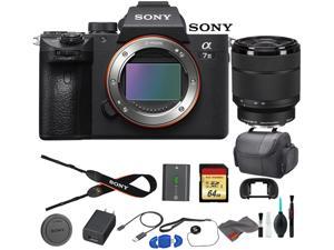 Sony Alpha a7 III Mirrorless Digital Camera Bundle - With Sony FE 28-70mm Lens, Bag, 64GB Memory Card, Memory Card Reader and More