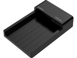 [Support UASP & 8TB] ORICO Tool-Free 2.5 & 3.5 in USB 3.0 to SATA External Hard Drive Enclosure HDD SSD Docking Station Horizontal Lay-Flat HDD Installation Design for 2.5 Inch & 3.5 Inch HDD SSD