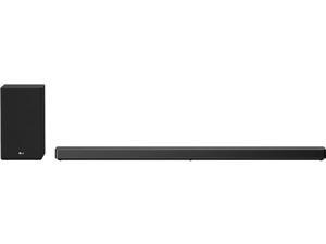 LG SN10YG 5.1.2 CH 570W High Res Audio Sound Bar with Dolby Atmos and Google Assistant Built-in, Black
