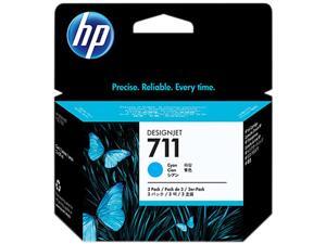 HP 711 Ink Cartridge - Triple Pack - Cyan HP 711 Ink Cartridge - Triple Pack - Cyan