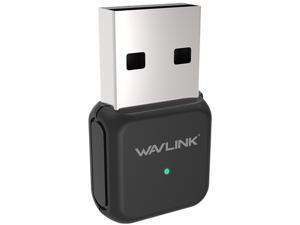 Wavlink AC650 USB WiFi Adapter 650Mbps WiFi Card Dual Band 2.4GHz/5GHz 802.11 ac/a/b/g/n WEP, WPA/WPA2 thernet Network LAN Card, Mini Size Easy Set Up Support Windows 10 / 7 / XP / 8.x / Mac OS X