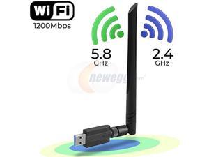 Win 10,Mac OS X 10.6-10.12 for sale online OURLINK 600Mbps mini 802.11ac Dual Band 2.4G/5G Wireless Network Adapter USB Wi-Fi Dongle Adapter with 2dBi Antenna Support Windows XP,Win Vista,Win 7,Win 8.1 