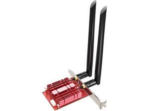 EDUP WiFi 6 Card AX 3000Mbps PCIe Network Card AX200 802.11AX 2.4Ghz/5.8Ghz with Bluetooth 5.0 & Heat Sink Wireless PCI Express Wi-Fi Adapters Dual Band Antenna for Windows 10 64-bit, EP-AC9636GS EDUP WiFi 6 Card AX 3000Mbps PCIe Network Card AX200 802.11AX 2.4Ghz/5.8Ghz with Bluetooth 5.0 & Heat Sink Wireless PCI Express Wi-Fi Adapters Dual Band Antenna for Windows 10 64-bit, EP-AC9636GS