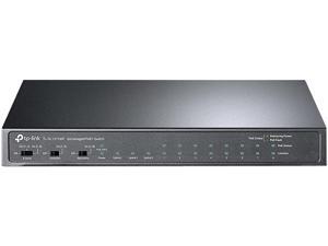 TP-Link TL-SL1311MP | 8 Port 10/100Mbps Fast Ethernet PoE Switch | 8 PoE+ Ports @124W, w/ 2 Uplink Gigabit Ports + 1 SFP Port | Limited Lifetime Protection | PoE Recovery | Extend & Isolation Mode