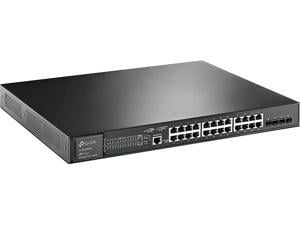 TP-Link TL-SG3428XMP | Jetstream 24 Port Gigabit Smart Managed L2+ PoE switch | 24 PoE+ Port @384W, 4 x 10GE SFP+ Slots | Omada SDN Integrated | IPv6 and Static Routing | Limited Lifetime Protection