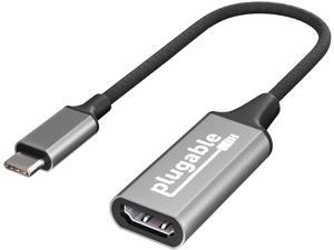 Plugable USB C to HDMI 2.0 Adapter Compatible with 2018 iPad Pro, 2018 MacBook Air, 2018 MacBook Pro, Dell XPS 13 & 15, Thunderbolt 3 Ports & More (Supports Resolutions up to 4K@60Hz)
