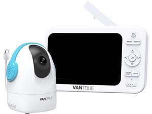 Vantrue A1 Video Baby Monitor, 720P 5 Inches HD Baby Monitor with Camera and Audio, Baby Camera with Remote Pan-Tilt-Zoom, VOX, Two-Way Audio, Night Vision, Temperature Monitor, Lullabies, 980ft Range Vantrue A1 Video Baby Monitor, 720P 5 Inches HD Baby Monitor with Camera and Audio, Baby Camera with Remote Pan-Tilt-Zoom, VOX, Two-Way Audio, Night Vision, Temperature Monitor, Lullabies, 980ft Range
